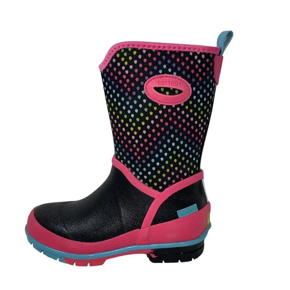 Western Chief multicolor Girls Neoprene Rain Boot SZ/12 - Picture 7 of 15